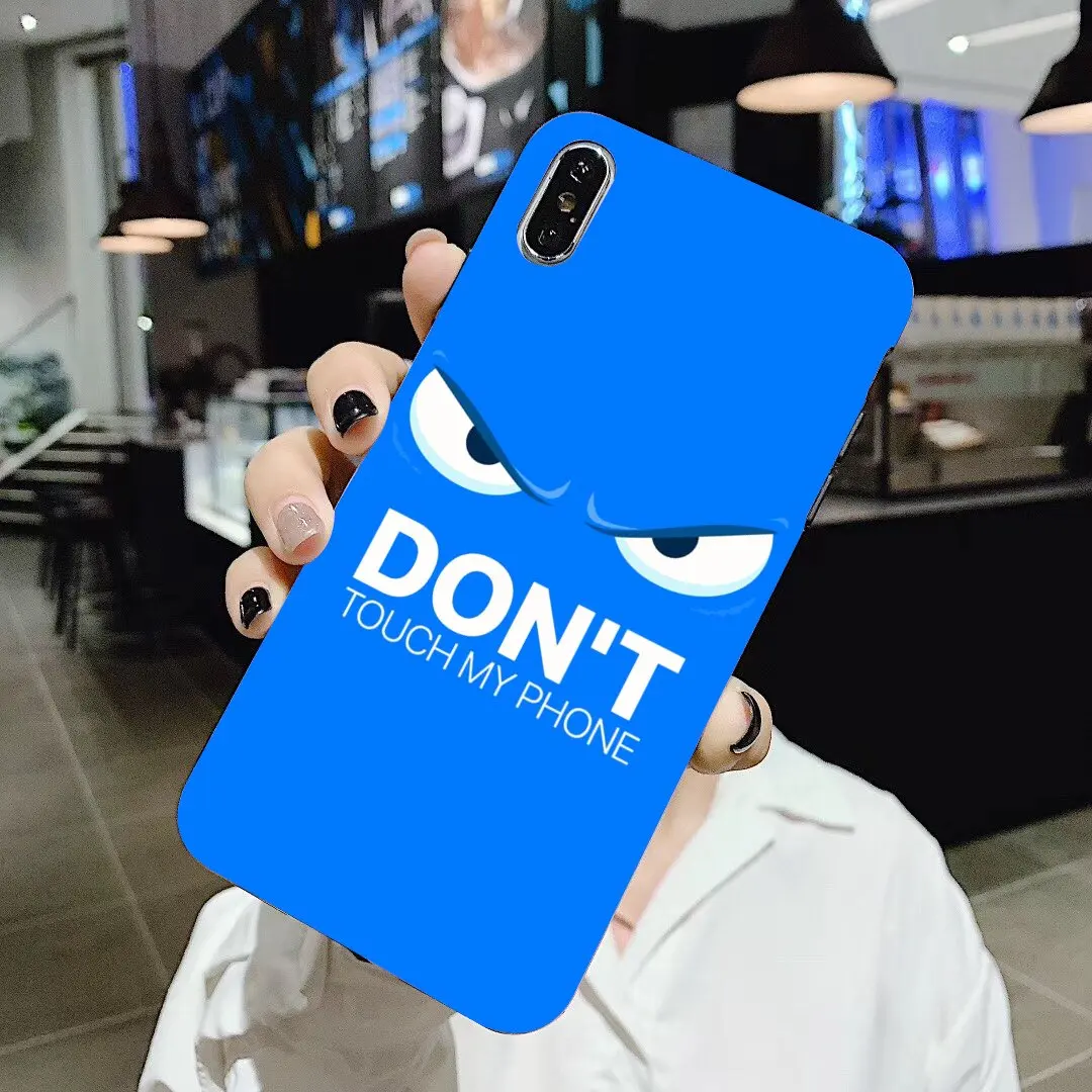 Прочный силиконовый чехол для телефона Don't touch my Phone Для Xiaomi Mi A1 A2 A3 5X 6X 8 9 9t Lite SE Pro