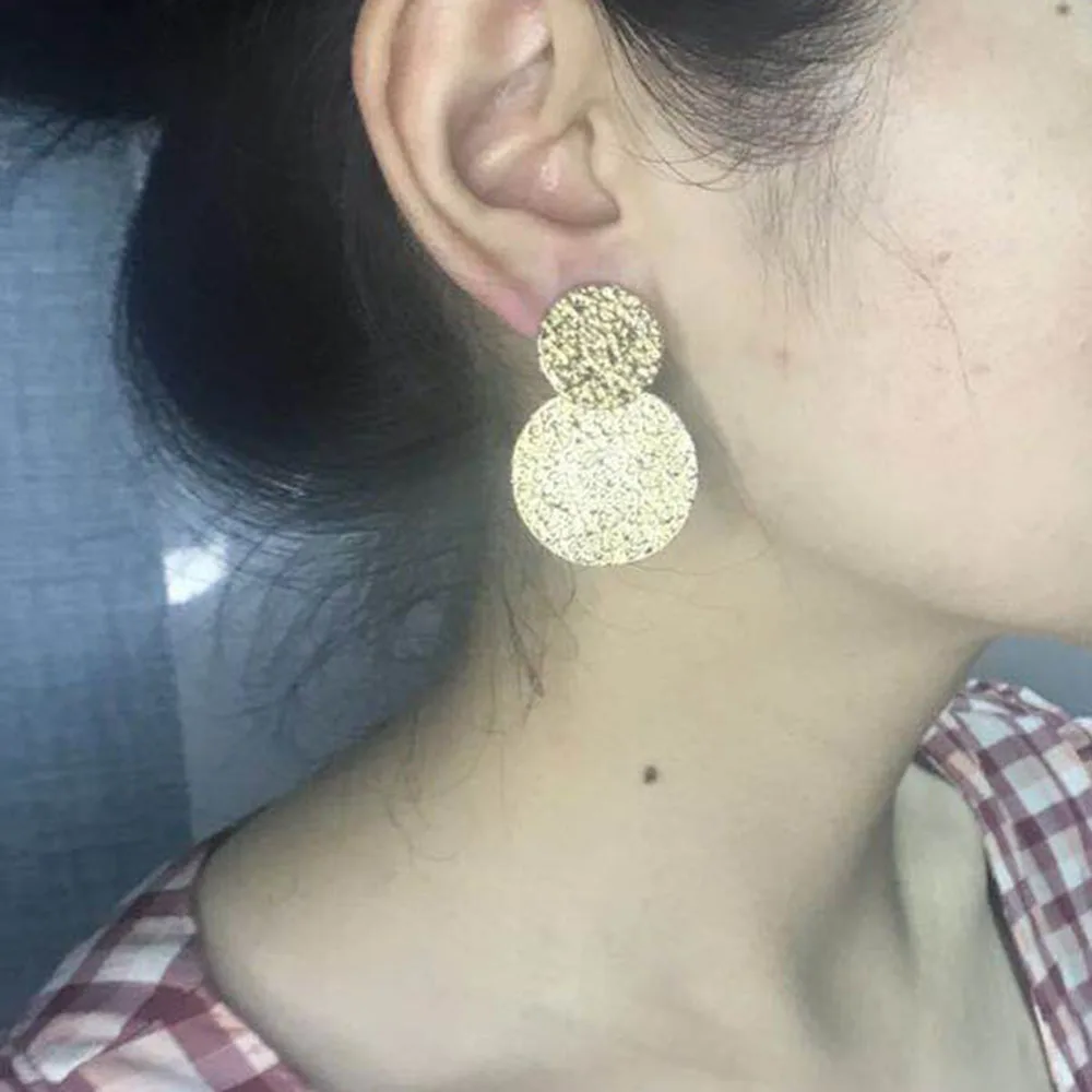 Серьги круглые из цинкового сплава с цинковым покрытием | Украшения и аксессуары