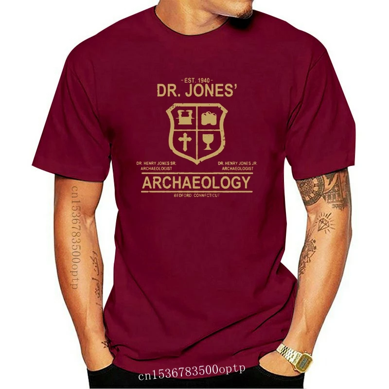 

New 100% Cotton O Neck Custom Printed Tshirt Men T Shirt Dr Jones Archaeology Indiana Jones Women T Shirt 013493