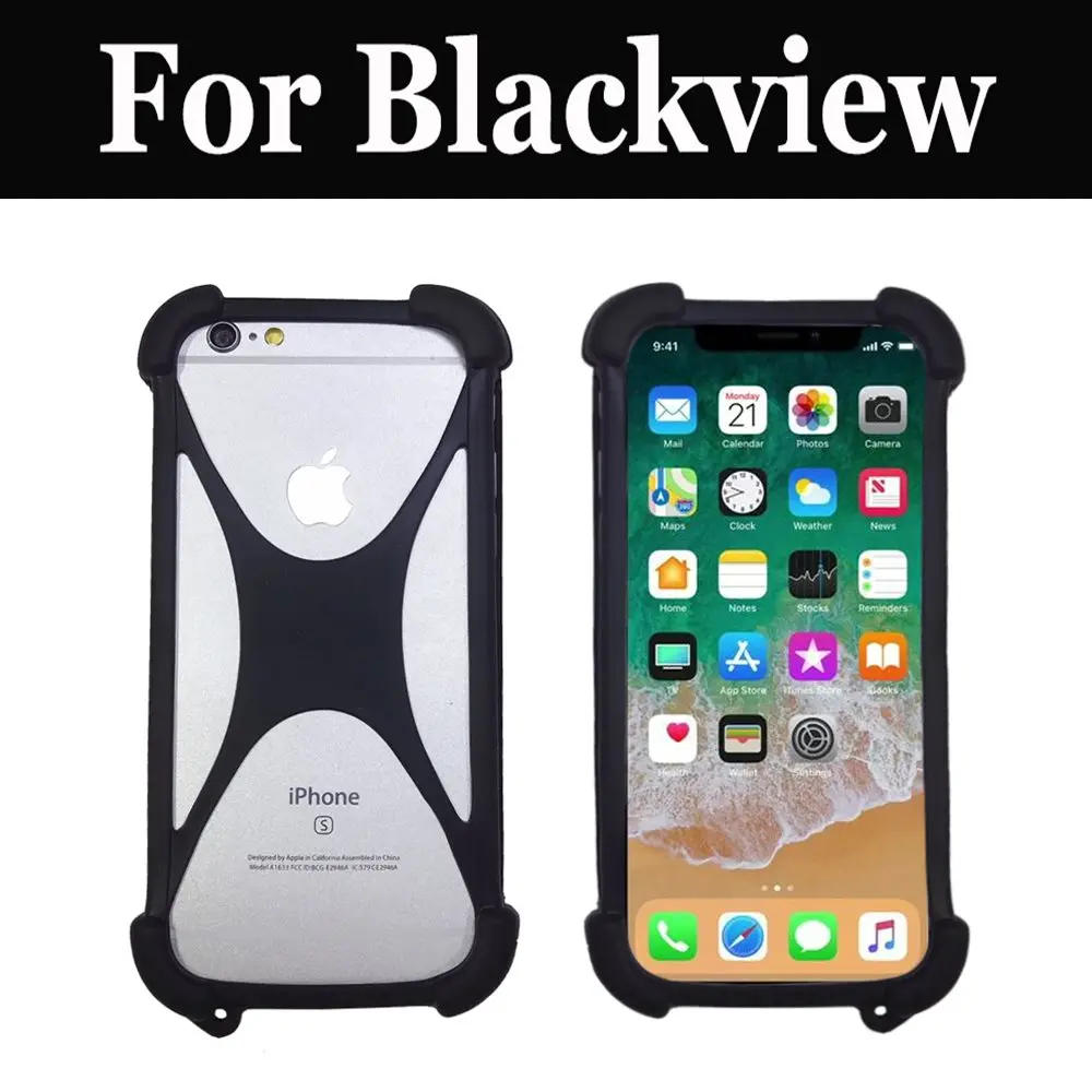 Mobile Cover Soft Silicone Rubber Smartphone Case Bumper Shell For Blackview R6 Lite P6000 P2 BV7000 Pro A20 S6 BV9600 | Мобильные