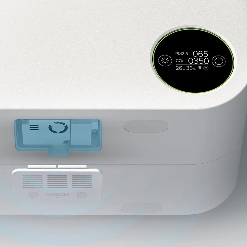 Xiaomi Mijia Smartmi Air Purifier Wall Mounted Household Silent Fresh Air Purifier Intelligent Control Oxygen Supply Cleaner Air