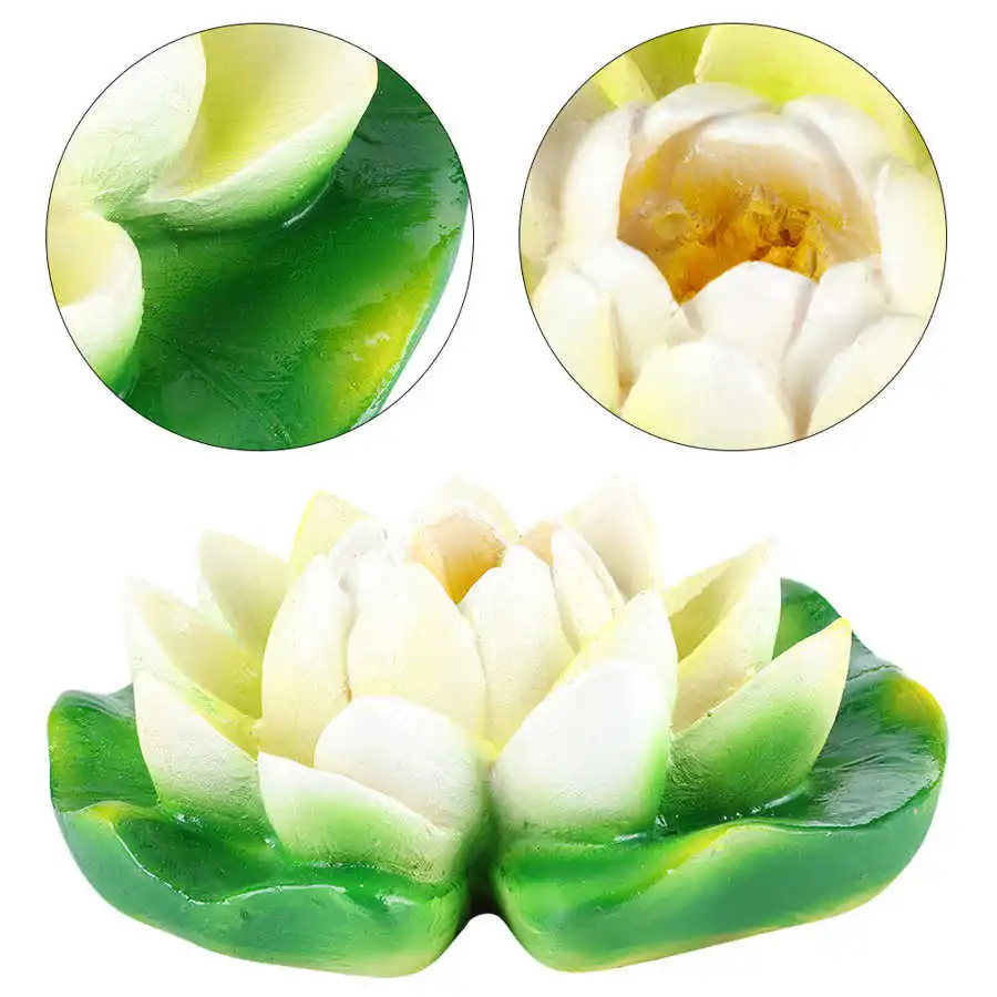 Искусственная вода плавающая искусство для украшения аквариумов и фонтанов 14x14