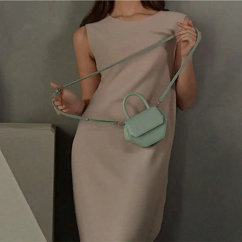 Мини-сумка-мессенджер с геометрическим узором новинка 2019 простая маленькая