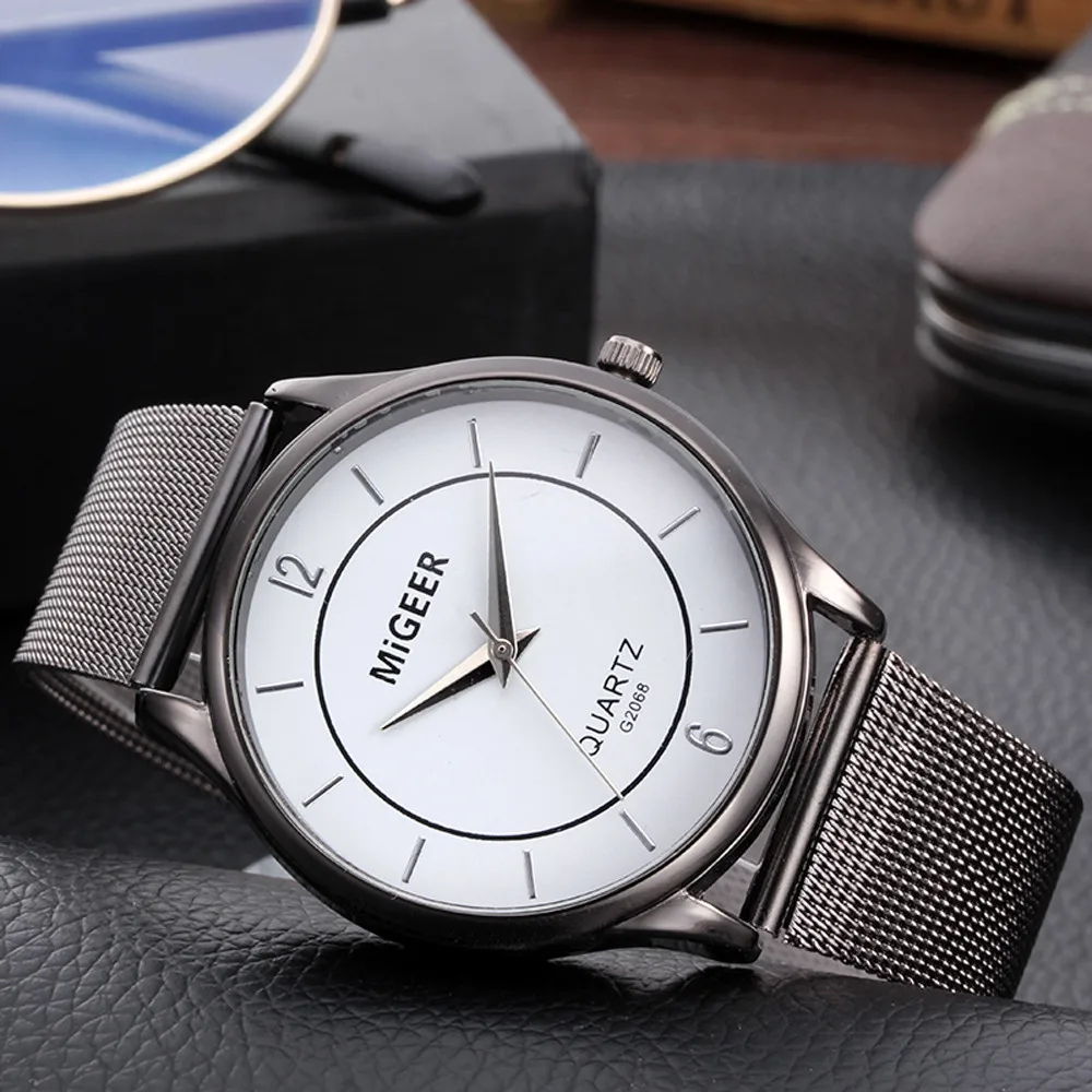 

Otoky Fashion Women Man Watches Ladies Watch Silver Heart Dial Mesh Belt Wrist Watch Reloj Mujer Montre Femme Woman Watch 2020