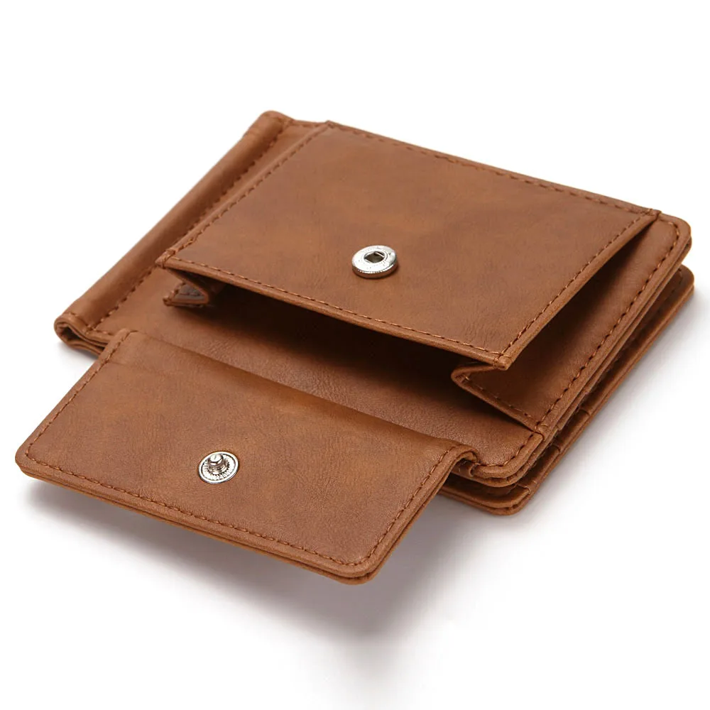 Кошелек CUIKCA унисекс с RFID защитой для мужчин и женщин кожаный бумажник