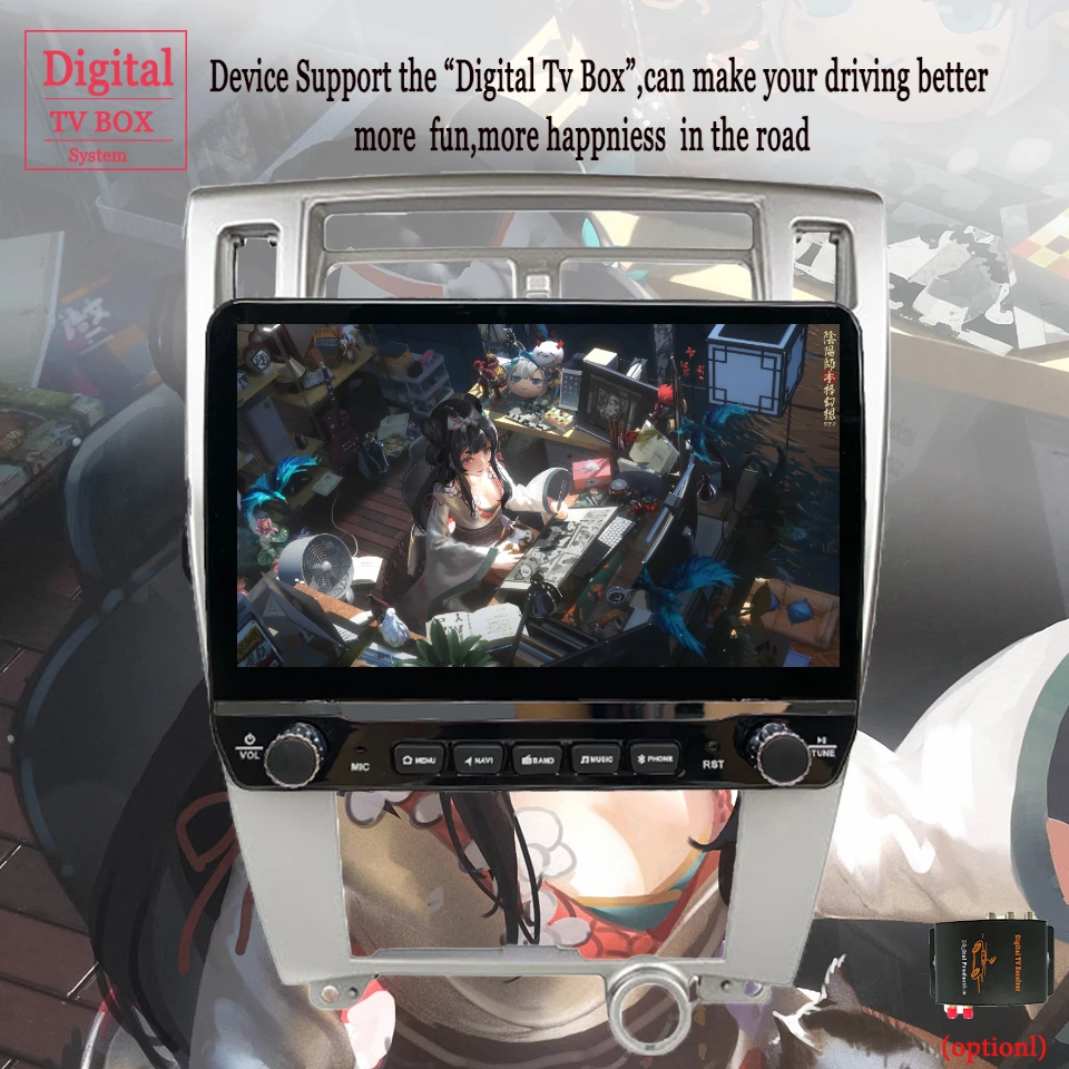 Автомагнитола Android 11 для Hyundai Tucson 2006 - 2011 2012 2013 с навигацией GPS, мультимедиа-видеоплеером, DVD-плеером и головным устройством для записи на ленту.