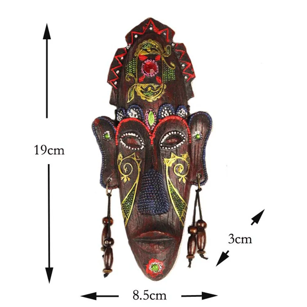 Резная настенная подвеска в африканском стиле искусство на стену маска для