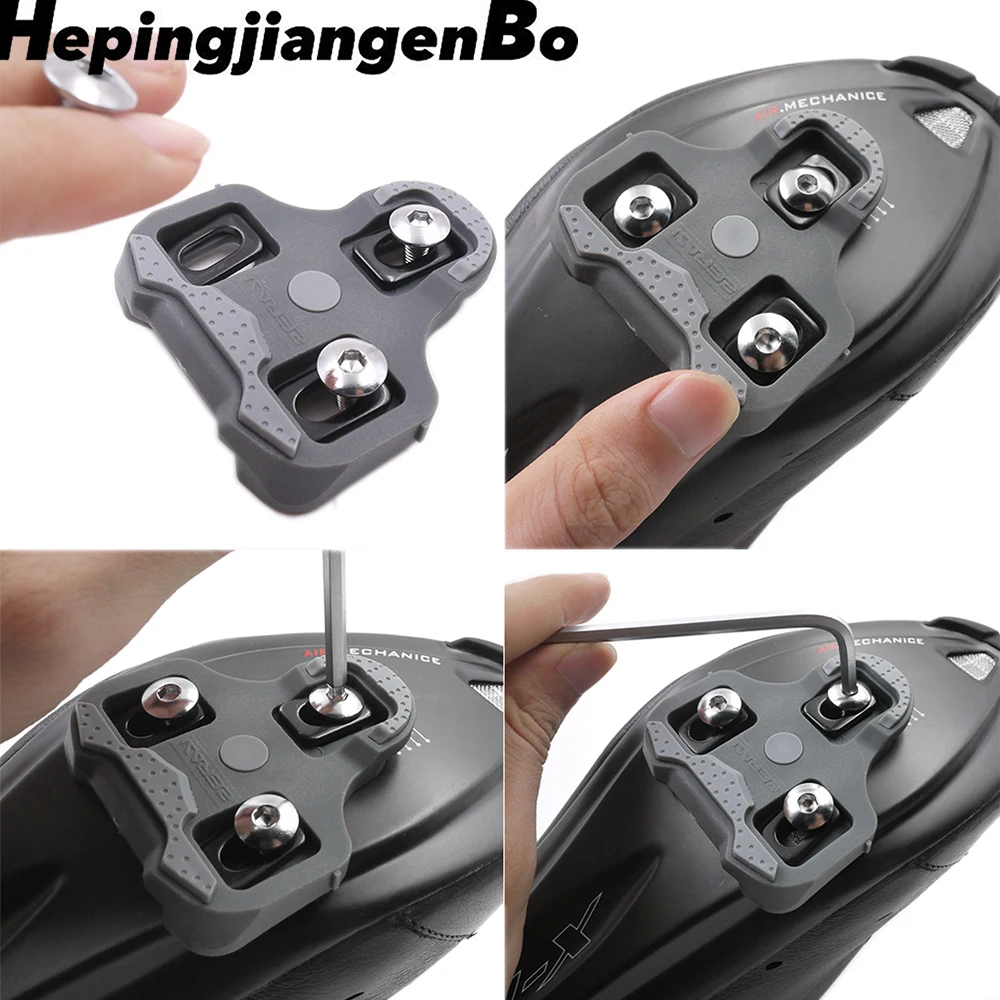 Педали для шоссейного велосипеда HepingjiangenBo самоблокирующиеся педали KEO