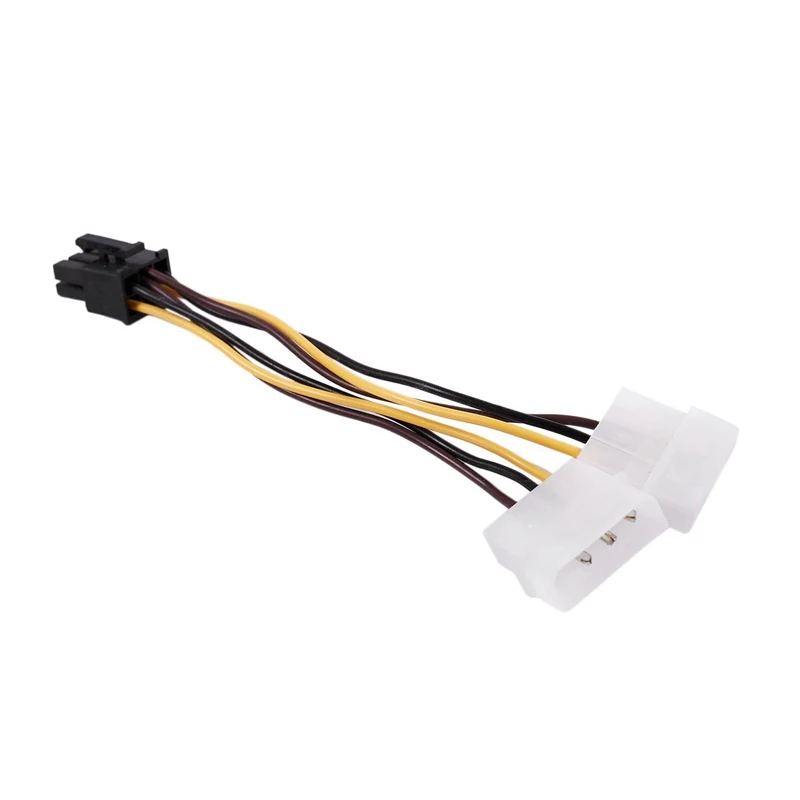 Двойной 4 контактный молекс IDE/SATA 6 Pin PCI E графическая карта Мощность