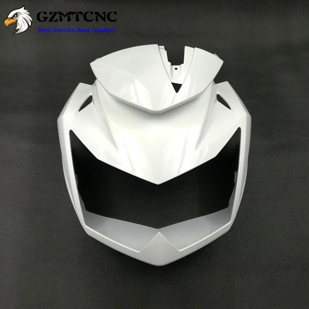 07-12 08 For kawasaki Z 750 Z-750 Motorcycle ABS Injection Fairings Upper Front Head Fairing Cowl Nose Z750 2007-2012 2011 | Автомобили и