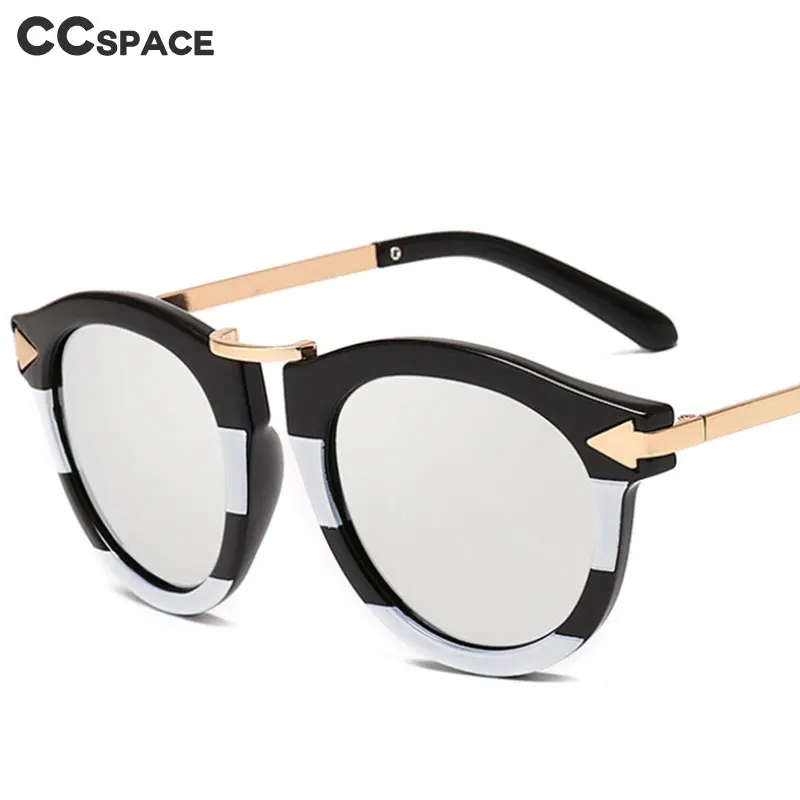 46217 классические трендовые солнцезащитные очки со стрелками в черно-белую