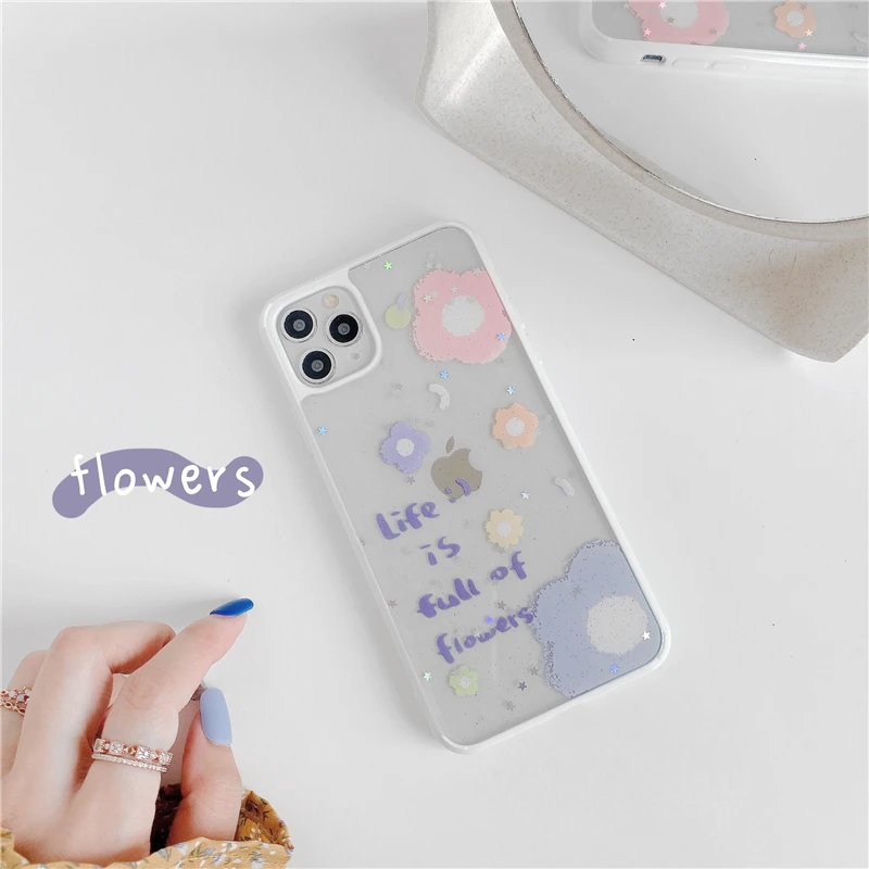 Роскошный блестящий прозрачный чехол для iphone 11 Pro Xs Max SE 2 2020 Чехол 7 8 plus X XR задняя