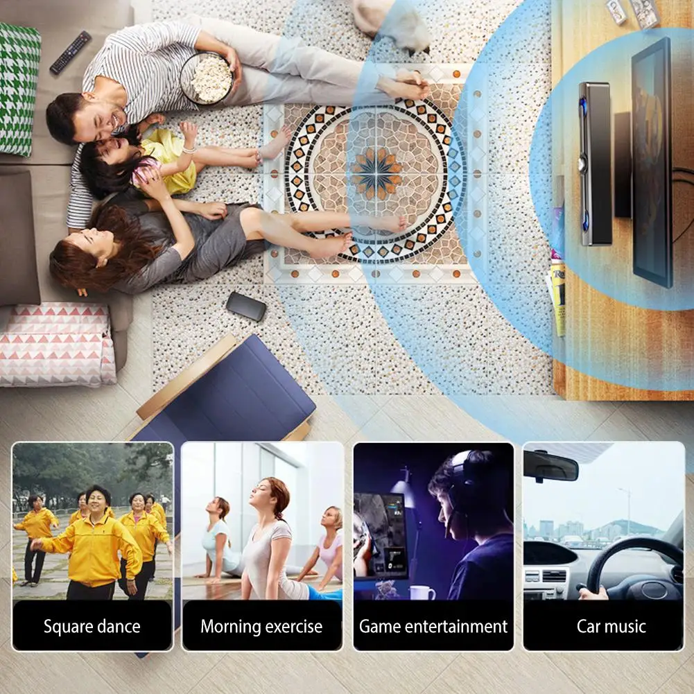 

USB Wired Powerful Computer Speaker Bar Stereo Subwoofer Bass Speaker Surround Sound Box For PC Laptop Phone Tablet MP3 MP4