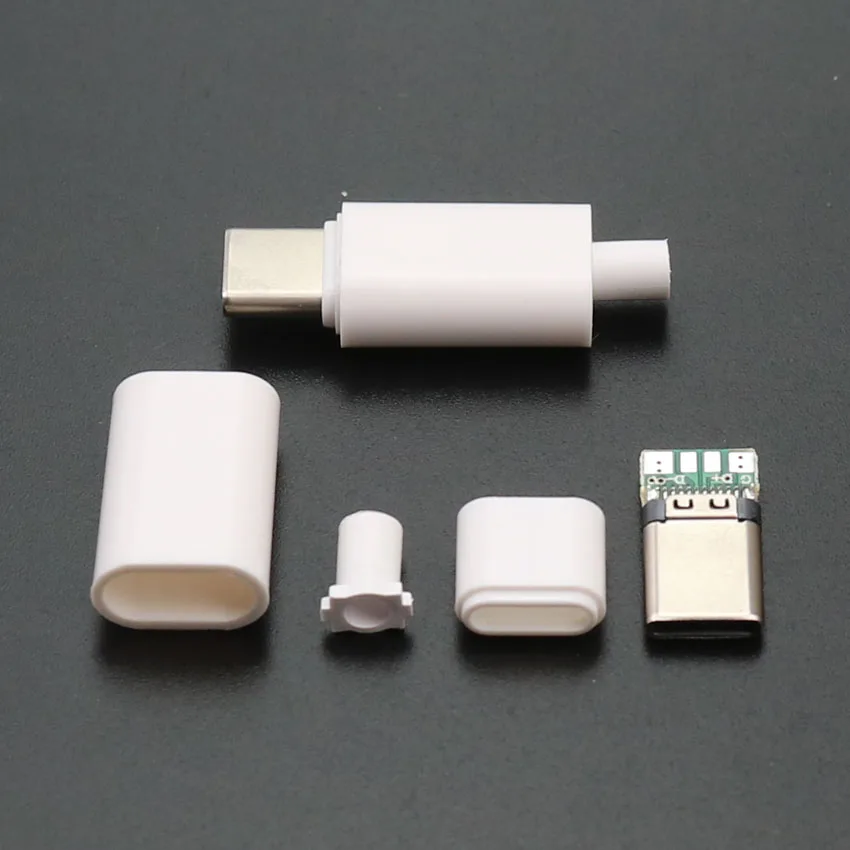 Штекерный разъем YuXi USB 3 1 типа C 10 шт. с печатной платой 24 контакта для сварки