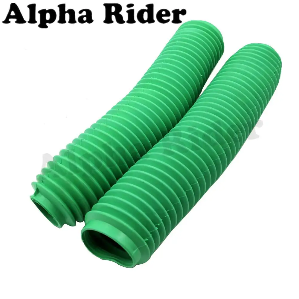 Green 1 пара передняя вилка крышка амортизатор сапоги защита от пыли Gaiter Gator ДЛЯ CRF YZF KXF RMZ DRZ KLX 250 400 450R EXC300 TTR250 WR250R - Цвет: Green