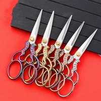 dropshipping center sharp small golden scissors for sewing and needlework handmade diy tools sewing shears craft zigzag scissors