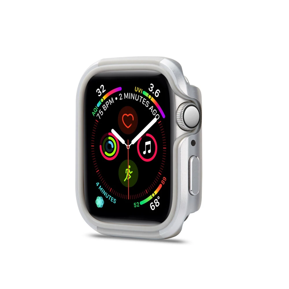Чехол для Apple Watch Series 5 4 TPU+ металлический защитный чехол из алюминиевого сплава для iWatch 40 44 мм Рамка 40 мм 44 мм бампер оболочка