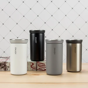 350ml 304 Stainless Steel Milk Tea Coffee Mug Leakproof Insulation Mug Travel Insulation Mug