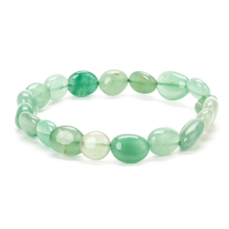 Natural 6x8/8x10mm Green Aventurine bracelet for men and women fashion energy Jewelry Gift | Beads