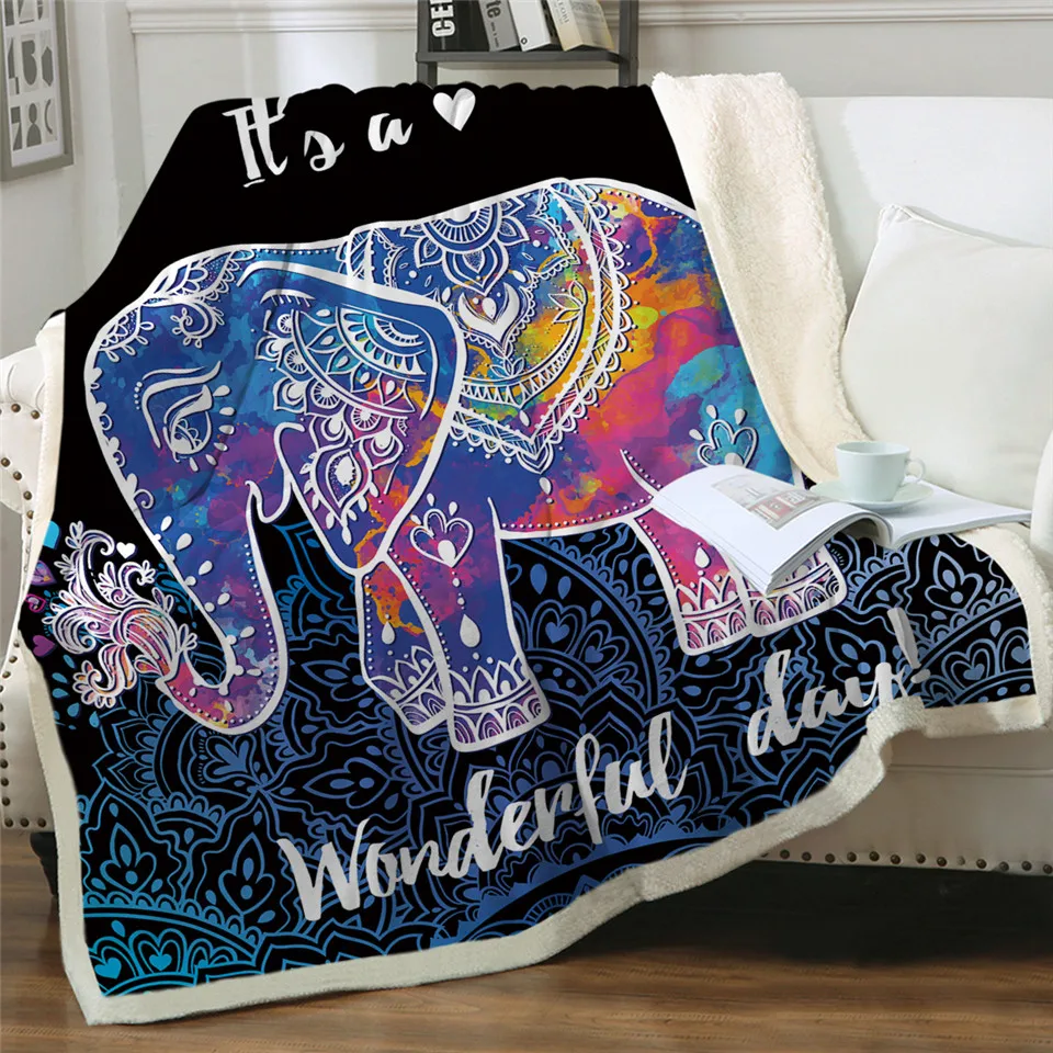 Модное бархатное покрывало в виде слона искусственное цветочное для кушетки