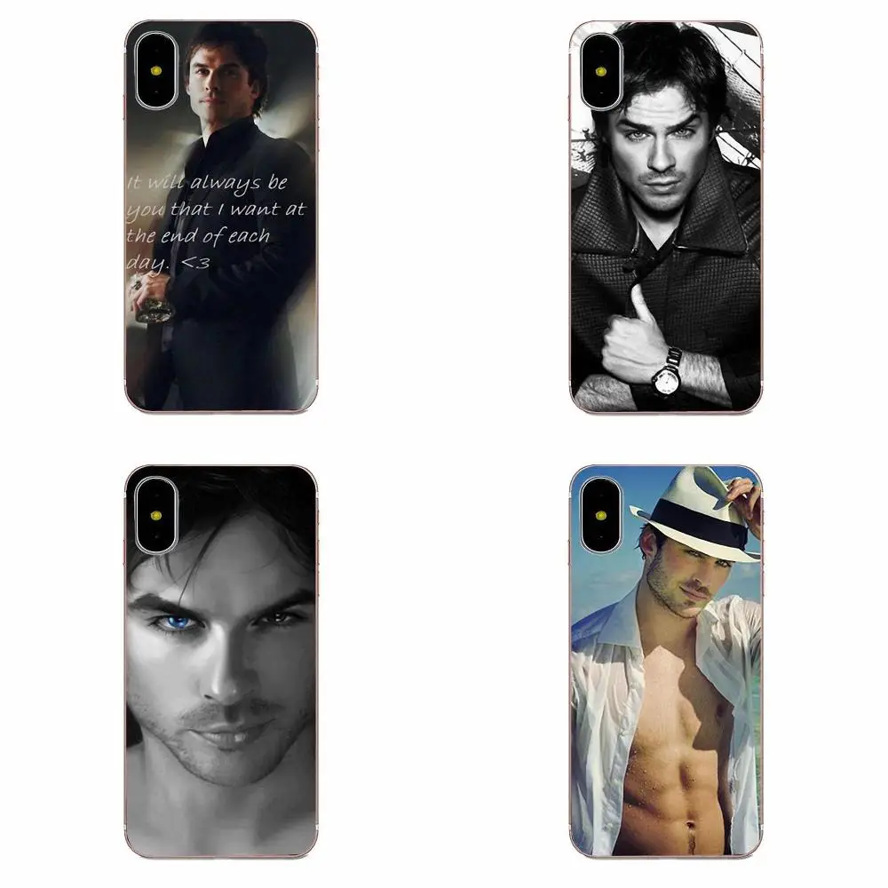 Стильный чехол из ТПУ для Sony Xperia Z Z1 Z2 Z3 + Z4 Compact Z5 Plus M2 M4 XA XA1 XZ Premium Ian Somerhalder 2 Дневники