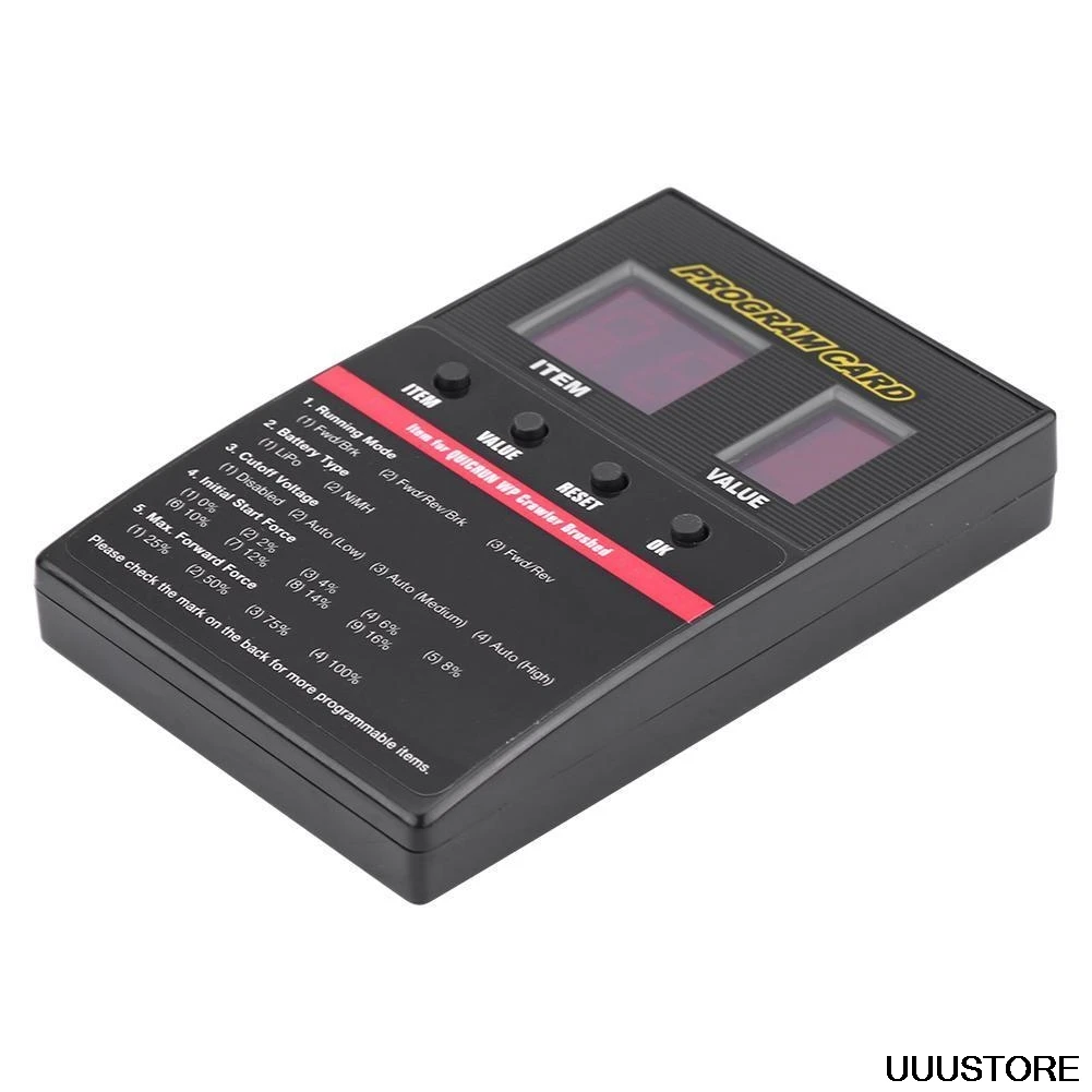 Водонепроницаемый Матовый контроллер скорости ESC Hobbywing quirun 1080 80A с программной