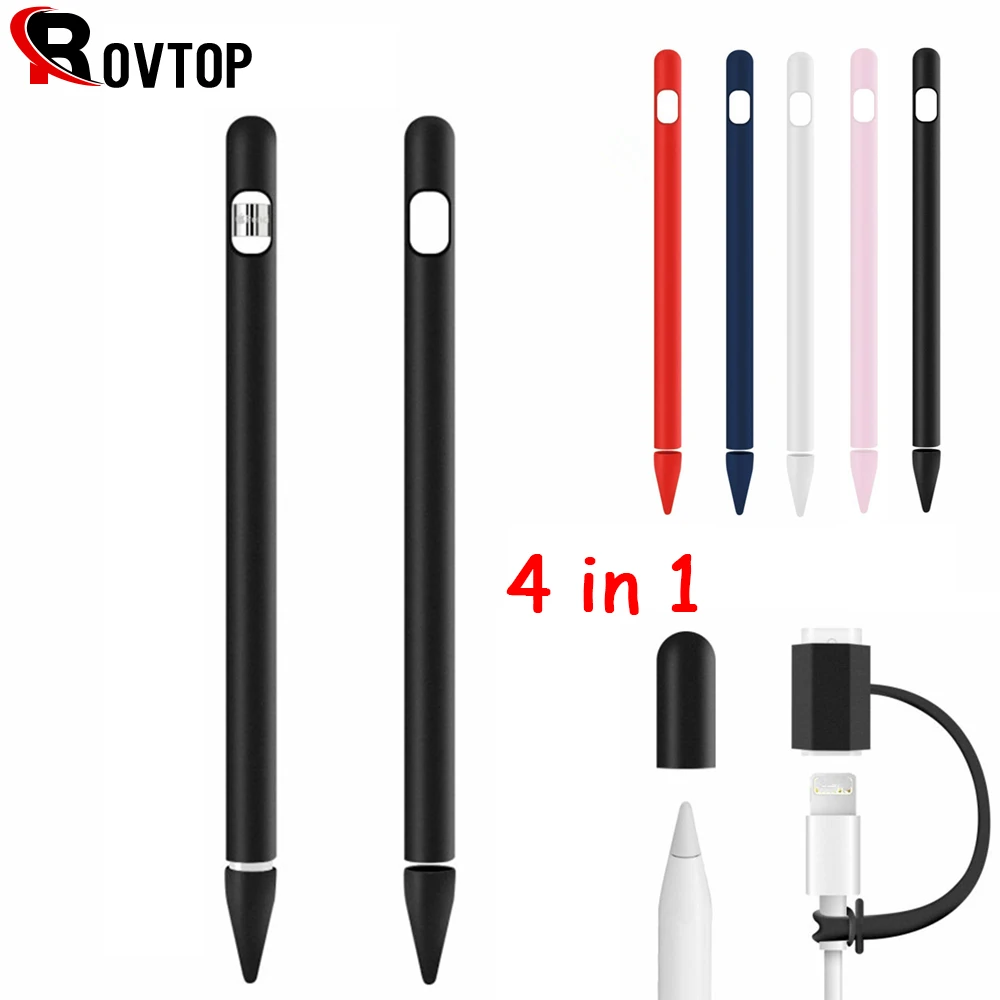 Rovtop мягкий силиконовый Совместимый Чехол Для Apple Pencil совместимый для IPad планшет