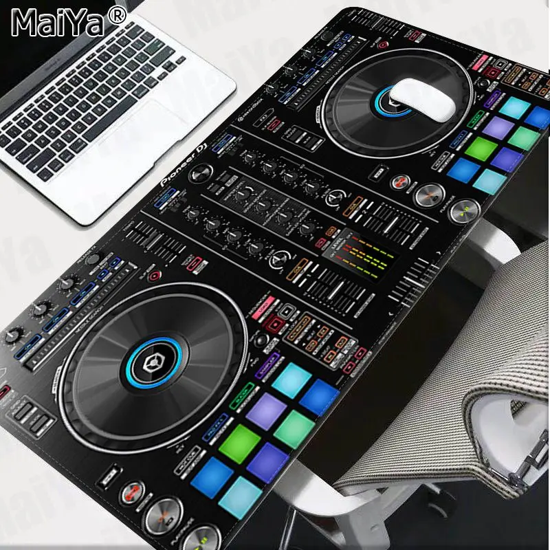 Maiya винтажный крутой DJ музыкальный Ноутбук игровой коврик для мыши большой коврик для мыши клавиатуры коврик - Цвет: Lock Edge 40X90cm