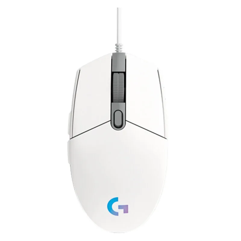 Оптическая игровая мышь Logitech G102 синхронизация света 8000 DPI светодиодный LED 6 кнопок