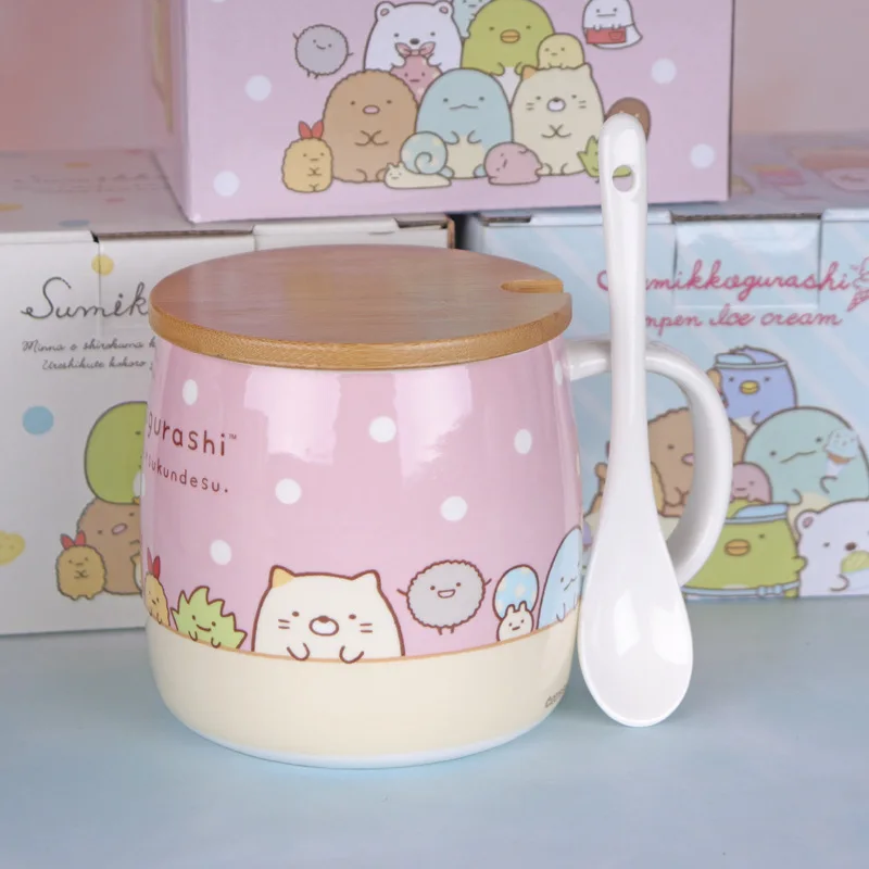 Аниме мультфильм Sumikko Gurashi угловая био Милая керамическая кружка питьевое Молоко