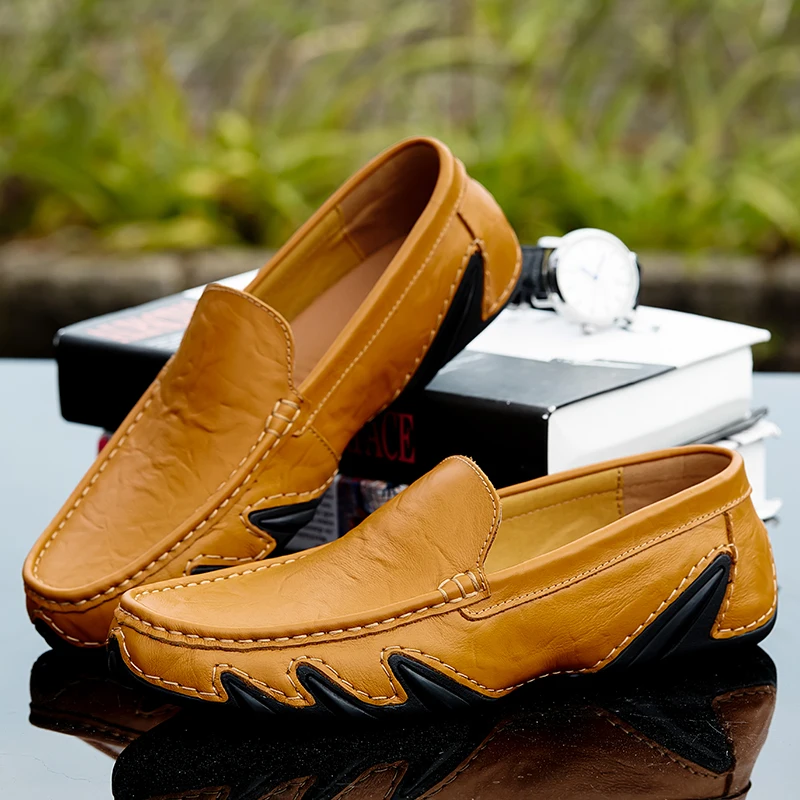 

Leisure Shoes Sapato Casual Masculino Sapatos Men Shoes 2020 Zapatos Hombre Cuero Mens Black Leather Casuales Para