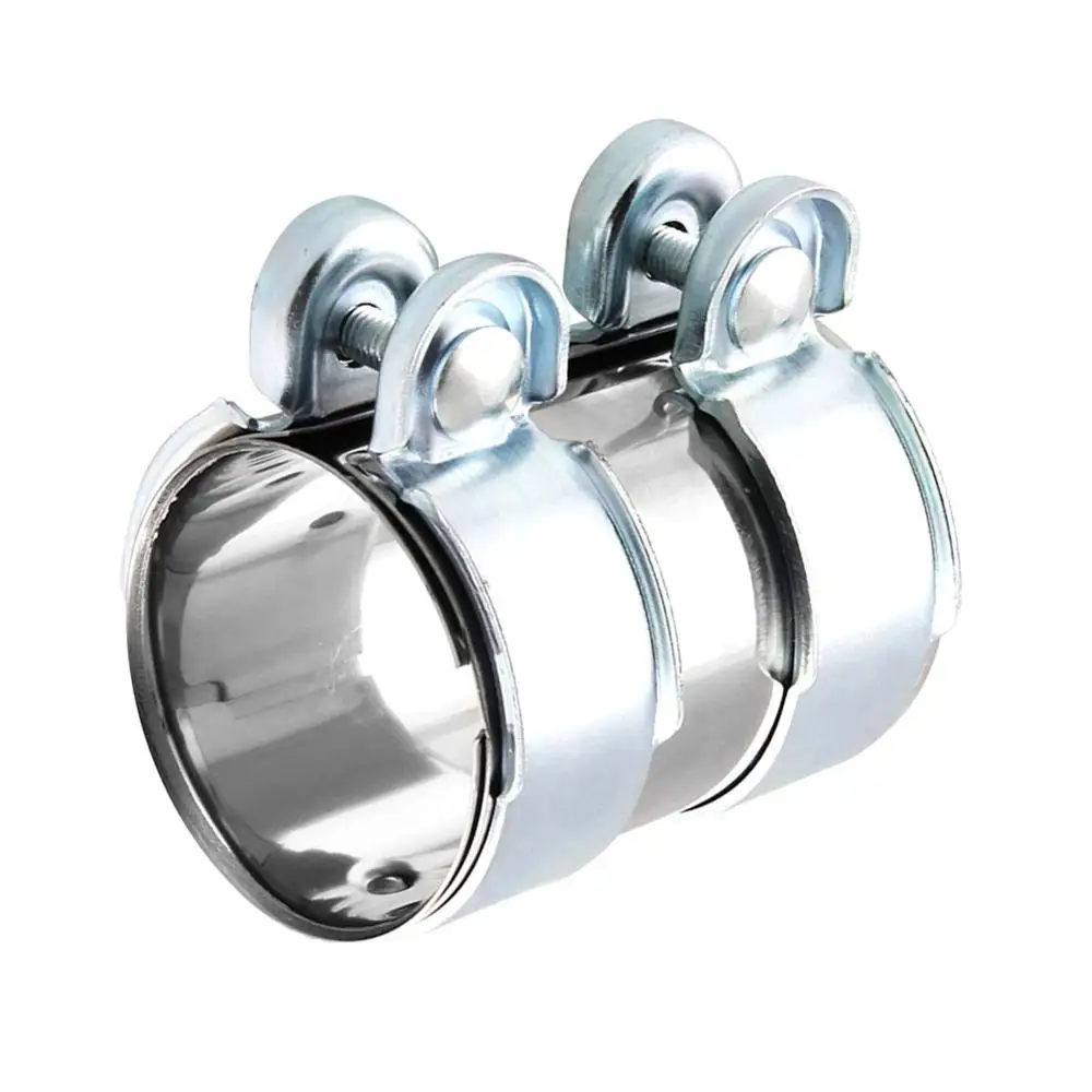

2.5" Exhaust Tube Pipe Connector Joiner Sleeve Clamp Connector 65mm V Band Clamp