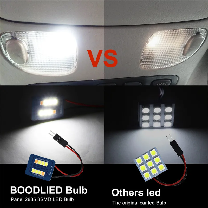

2pcs/lot Reading Light T10 2835SMD 8leds White Blue Vehicle Panel Lamps Auto Interior Reading Lamp Bulb Light Dome Festoon