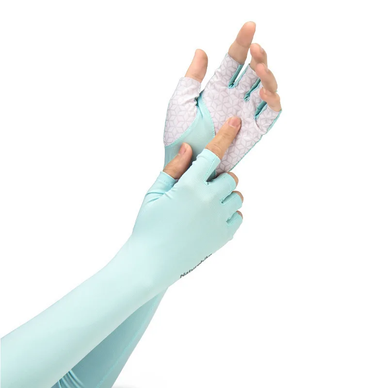 

【New store 】 Outdoor Breathable Half Finger UV Protection Sleeves Driving Camping Hiking Arm Sleeves NH20FS023 Naturehik