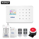 Беспроводная GSM-система охранной сигнализации KERUI G18, комплект датчиков с автоматическим набором, датчиком движения, управлением через приложение