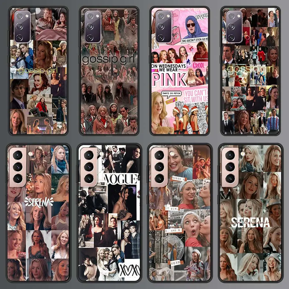 

Gossip Girl Classic TV Show Case For Samsung Galaxy S20 FE S21 Ultra S20 S10 S9 Plus S10E S8 Phone Case Luxury Soft Black Cover