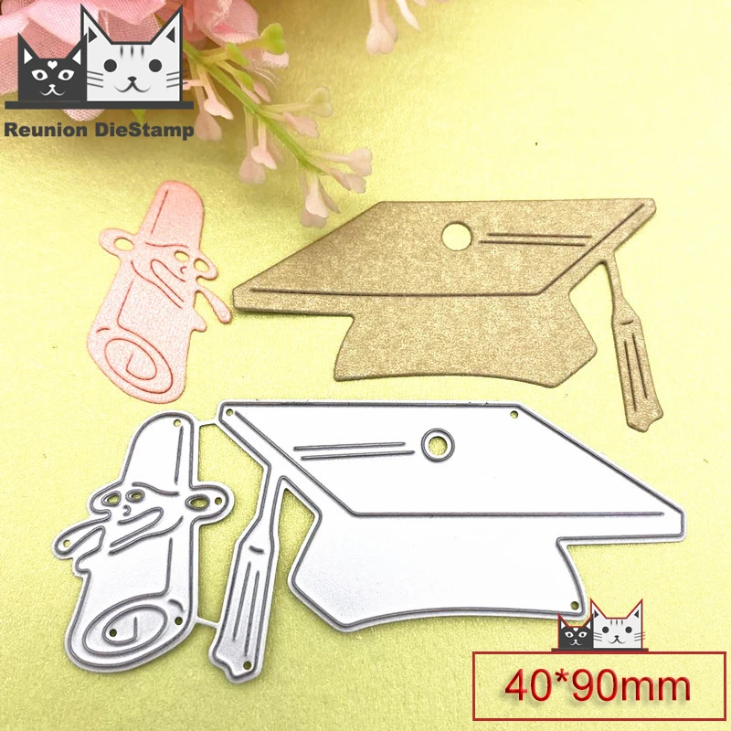 Реюньон мальчишник Кепка для резки металла трафарет DIY Скрапбукинг Фотоальбом