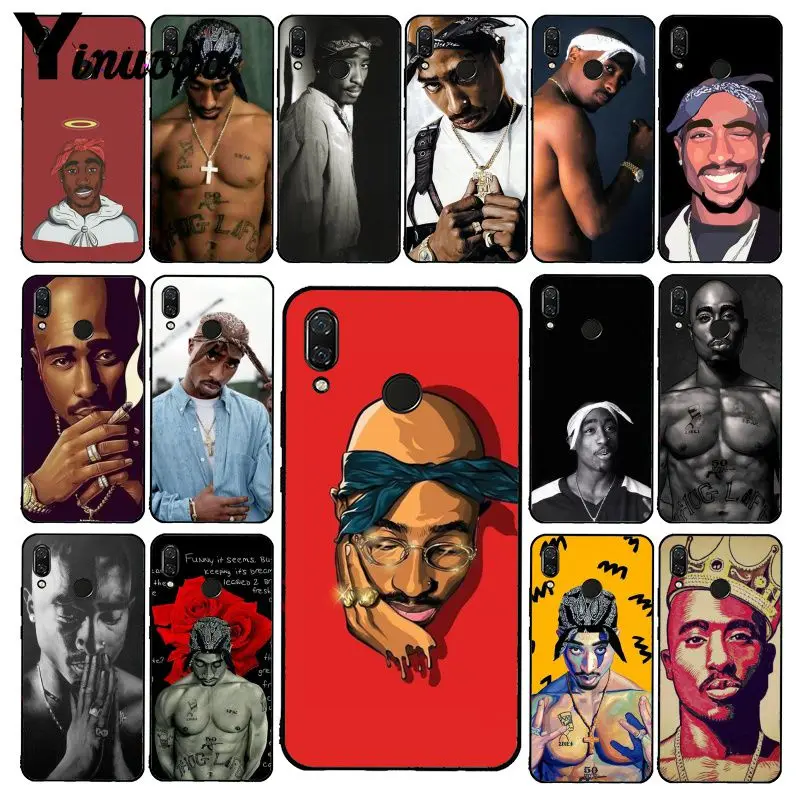 Yinuoda 2Pac Tupac Amaru Shakur чехол для телефона Xiaomi Redmi8 4X 6A S2 Go Redmi 5 5Plus Note8 Note5 7 Note8Pro |