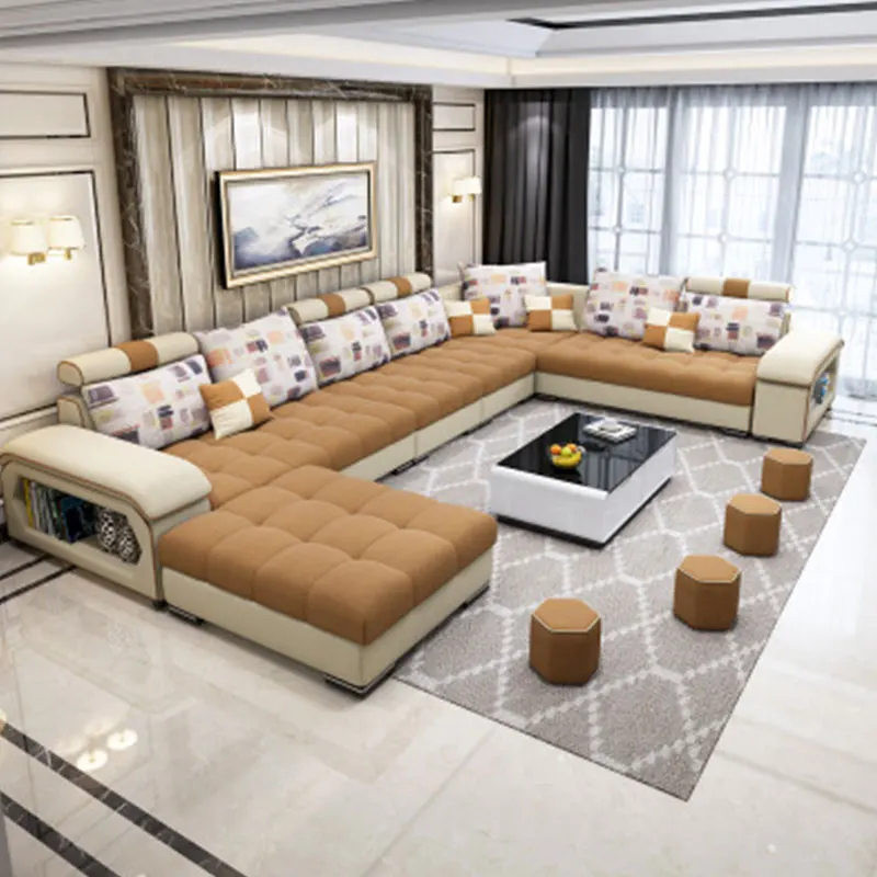 Диван кровать EZ домашние Угловые с большими U образными мебельными диванами для