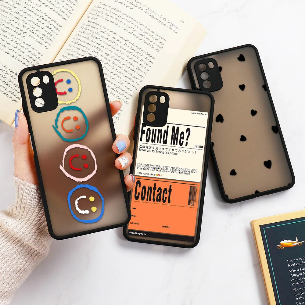 

Hard Covers For Xaomi Poco X3 Pro Case Cute Fundas Poco X3 Pro NFC M3 F3 Redmi K40 Pro Mi 11i Matte Cases Anti-knock Capa Luxury