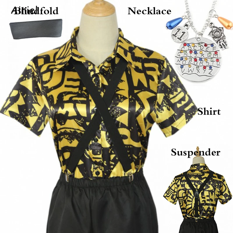 Костюм с 3D принтом душистори из фильма очень странные дела одиннадцать футболка