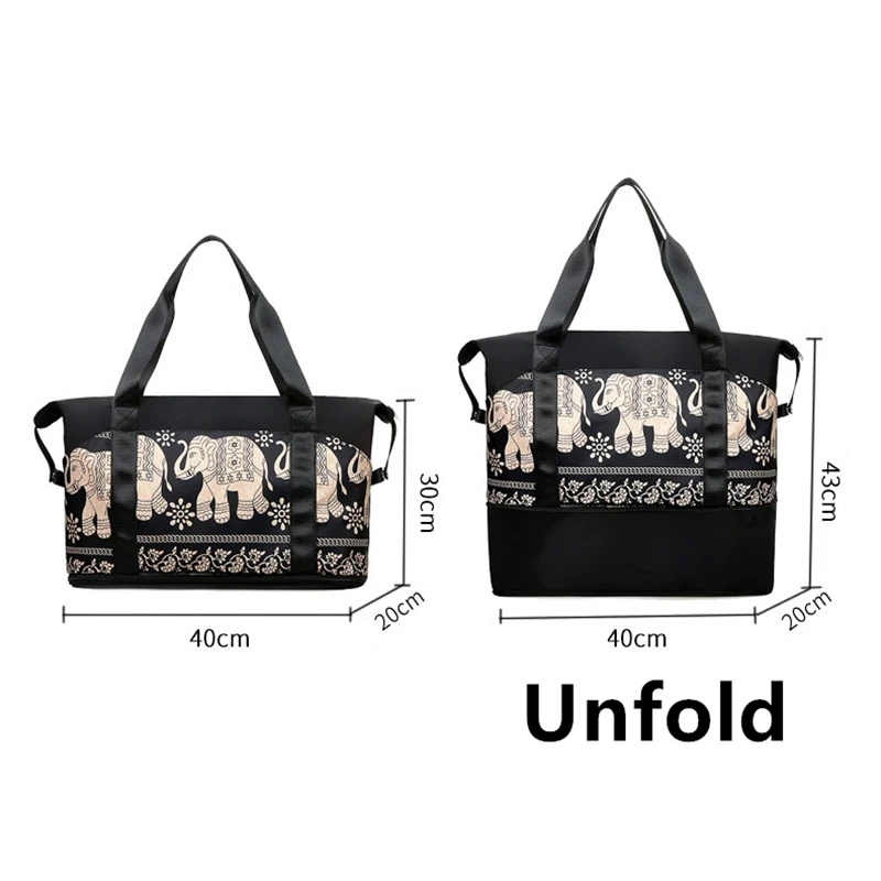 Foldable Leisure Fitness Travel Bag Gym Yoga Outdoor Sports Portable Crossbody Backpack Tote Handbag One-shoulder Boarding Bags