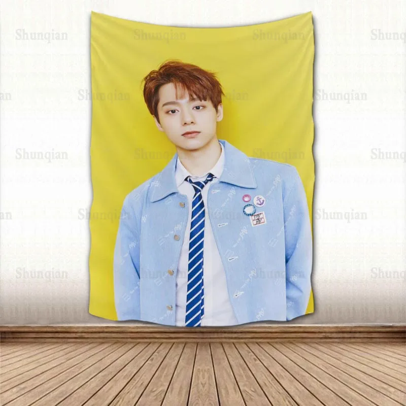 

New ONEUS KPOP Wall Hanging Tapestry Home Party Decorative Tapestries Photo Background Cloth Table Cloth Wall Tapestry 0512