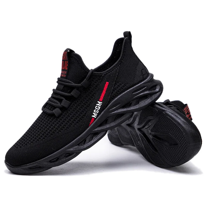 

Men's shoes spring breathable 2021 new wild coconut shoes flying woven casual sports shoes summer mesh shoes running shoes