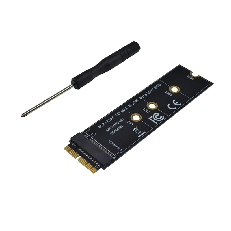 M ключ M.2 NGFF PCIe AHCI SSD адаптер карты для MACBOOK Air 2013 2014 2015 2017 A1465 A1466 Pro A1398 A1502 A1419 2230-2280 M2 |