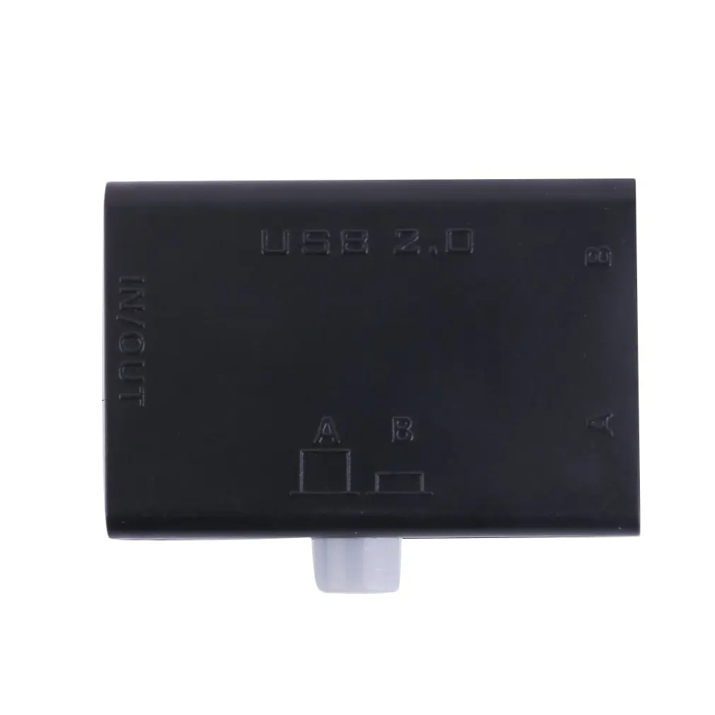 Black ABS Universal Mini USB Sharing Share Switch Box Hub 2 Ports PC Computer Scanner Printer Manual Great Promotion | Компьютеры и