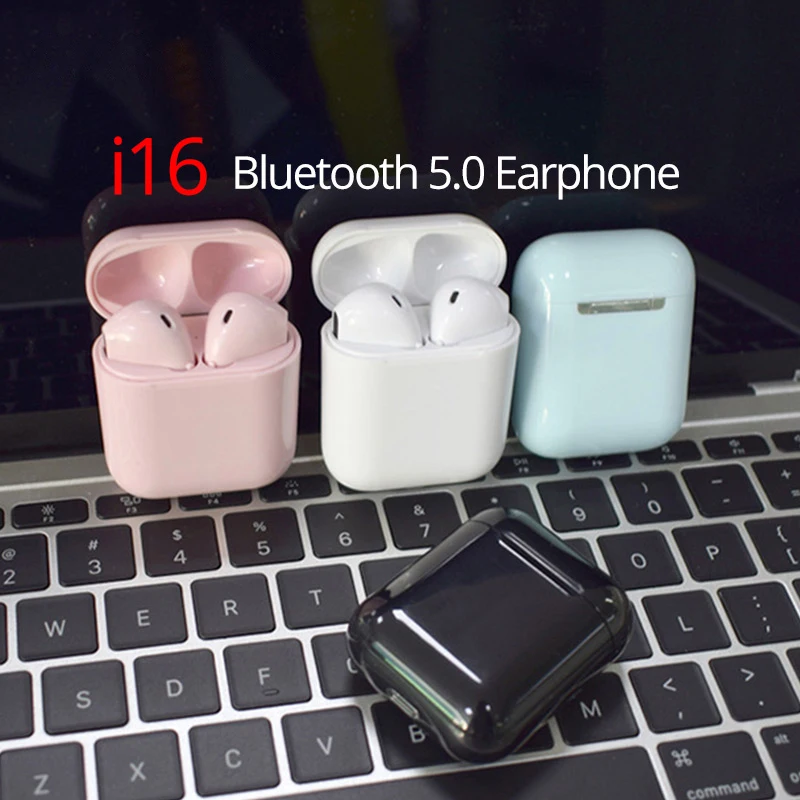 I16 TWS Беспроводные Bluetooth 5 0 наушники Беспроводная гарнитура спортивные микрофон