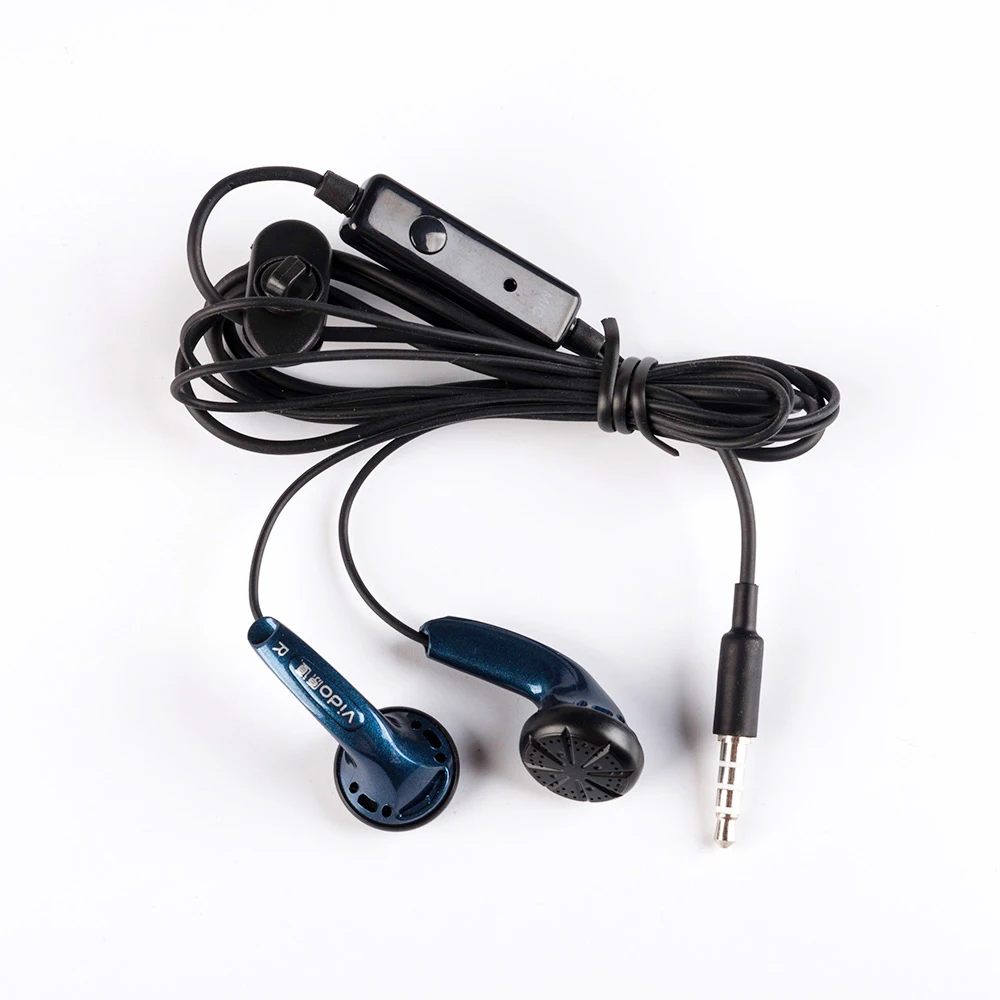 WOOEASY DIY VIDO наушник динамический бас с плоской головкой HIFI в ухо наушник белый черный
