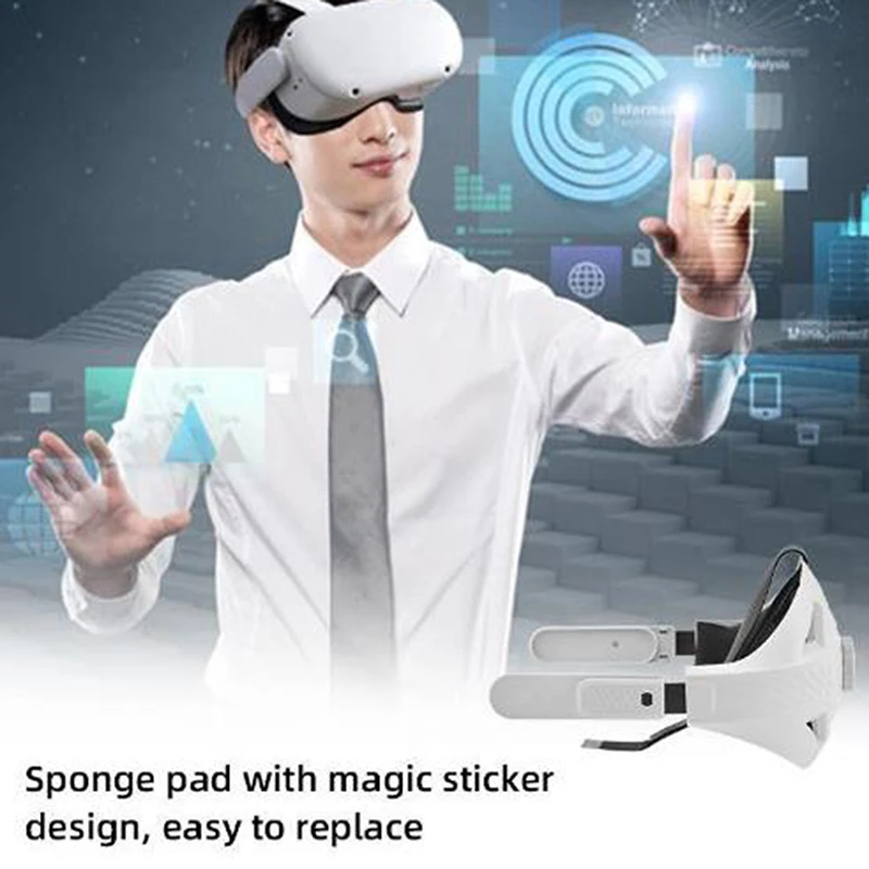 

Регулируемый головной ремень Halo для Oculus Quest 2 VR, виртуальное увеличение