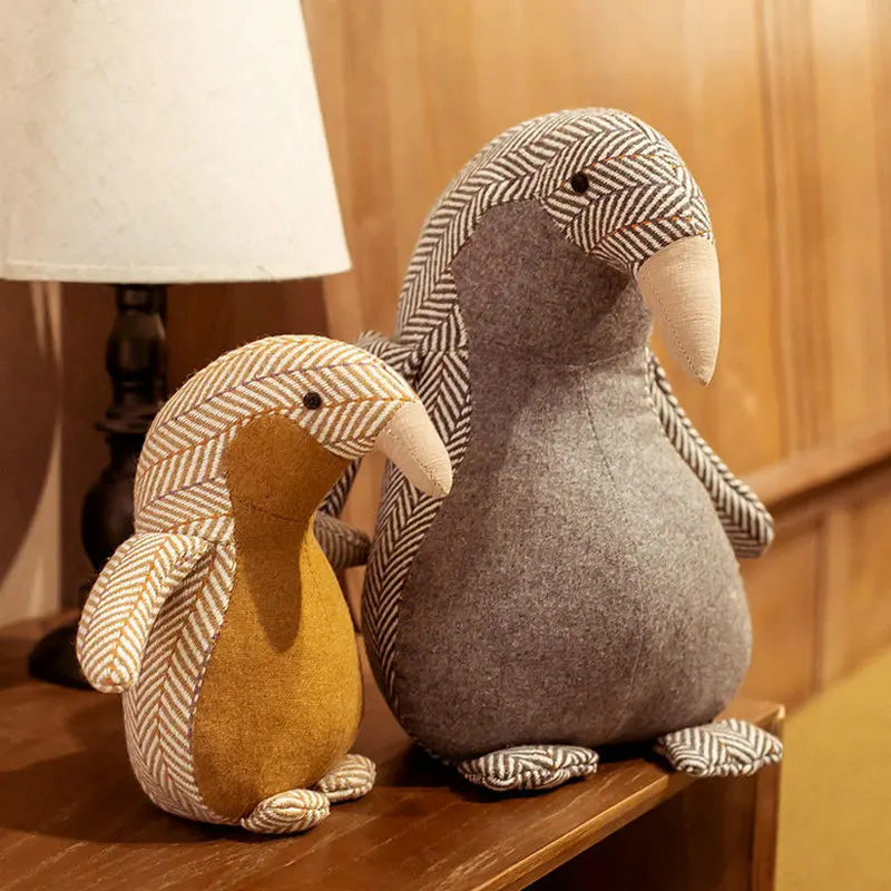 

Мультяшный Пингвин, плюшевые игрушки, набивные влюбленные, искусственное животное, мягкая подушка для подруги, дня рождения, ребенка, детск...